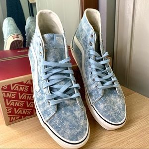 VANS | Sk8-Hi Taper Denim Winter Sky Skate Shoes
